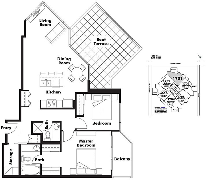 Floor plan 1701