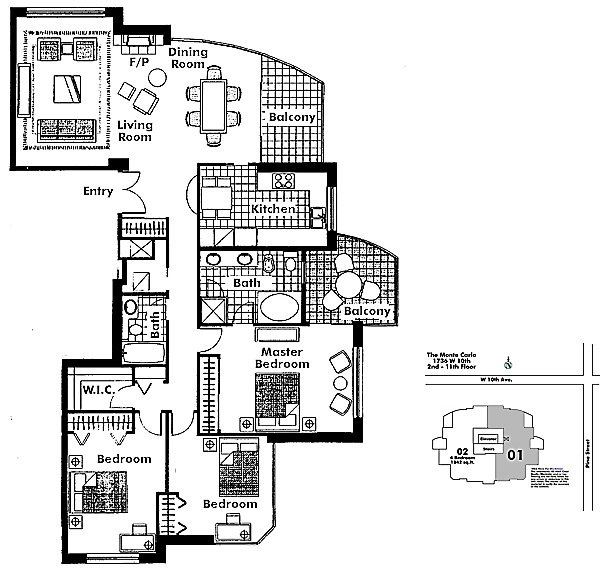 Floor plan 601