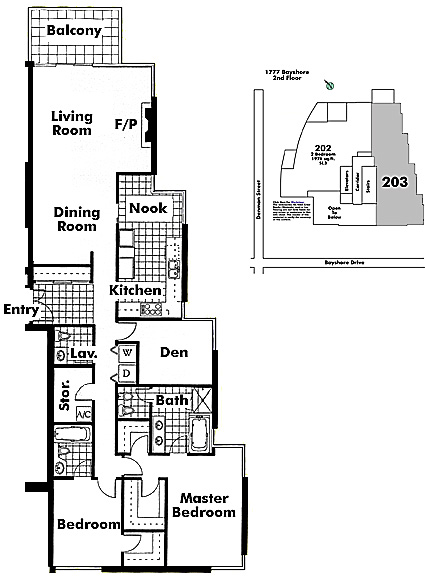 Floor plan 203
