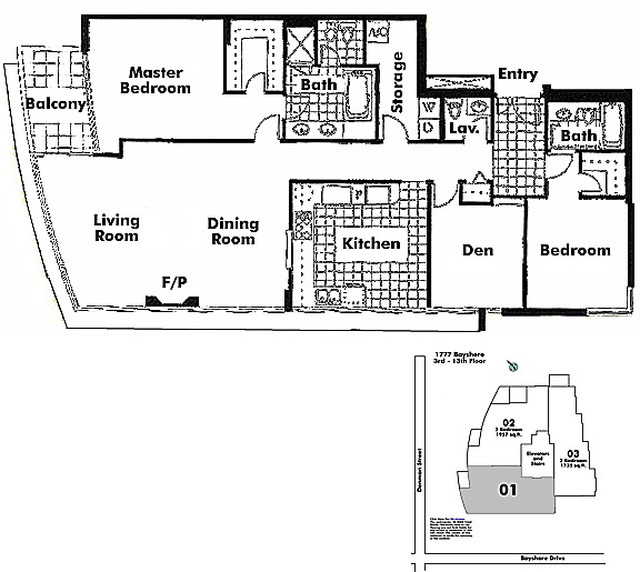 Floor plan 1301