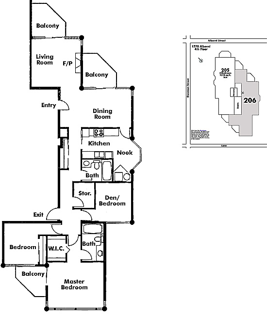 Floor plan 206