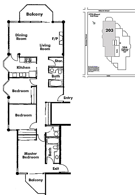 Floor plan 203