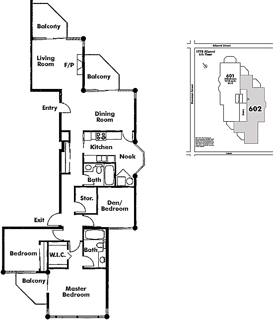 Floor plan 602
