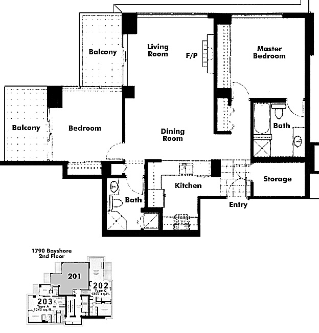Floor plan 201