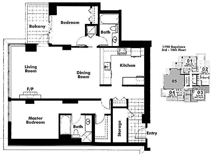 Floor plan 705