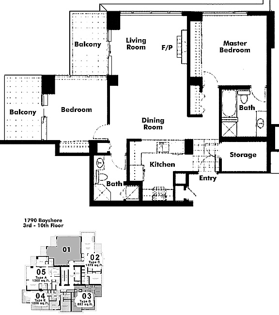 Floor plan 901