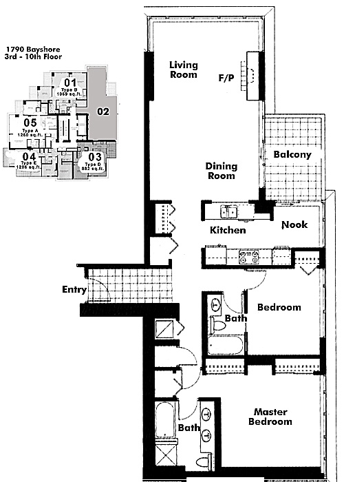 Floor plan 802