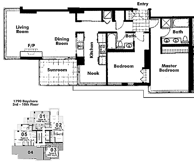 Floor plan 404