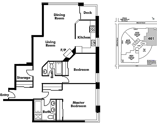 Floor plan 401