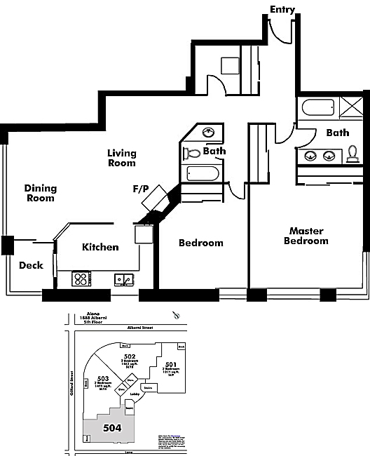 Floor plan 504