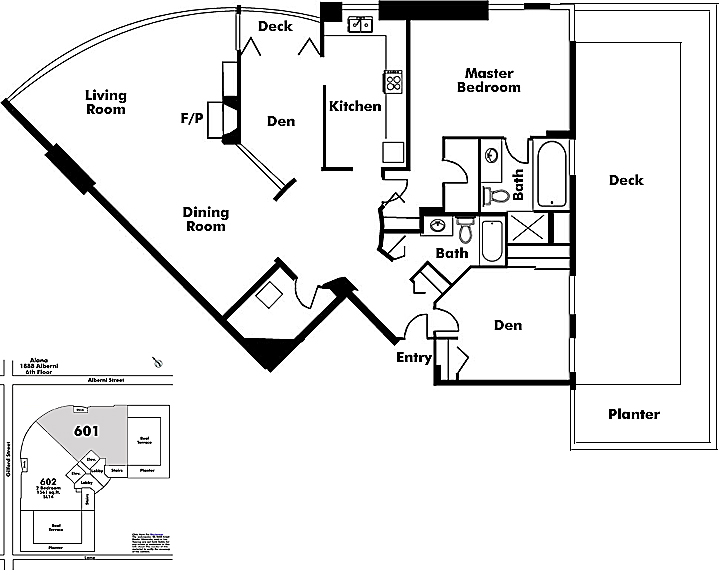 Floor plan 601