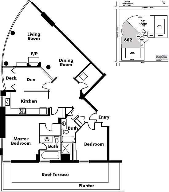 Floor plan 602
