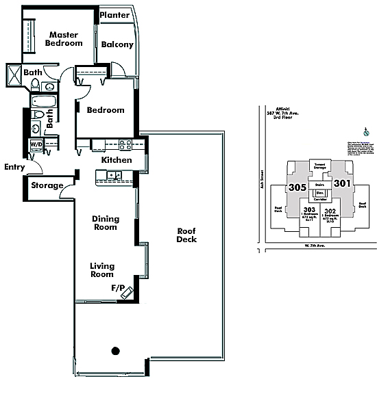 Floor plan 305