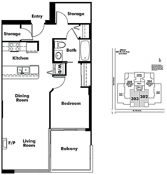 Floor plan 302