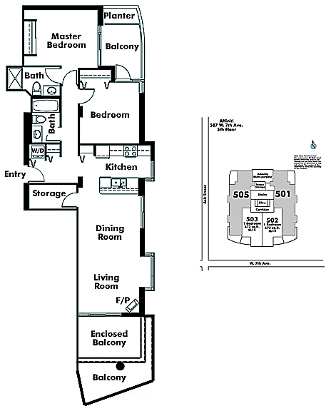 Floor plan 501