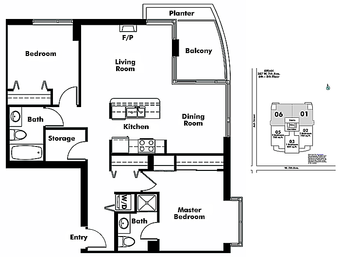 Floor plan 706