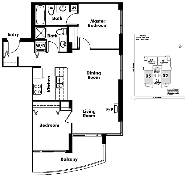 Floor plan 702