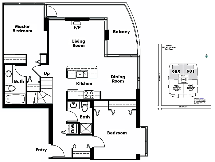 Floor plan PH901