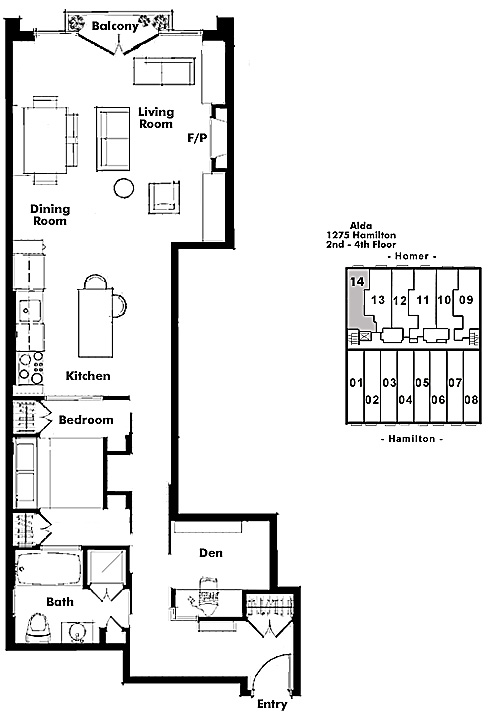 Floor plan 414