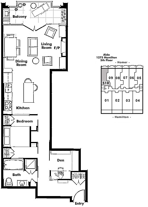 Floor plan 510