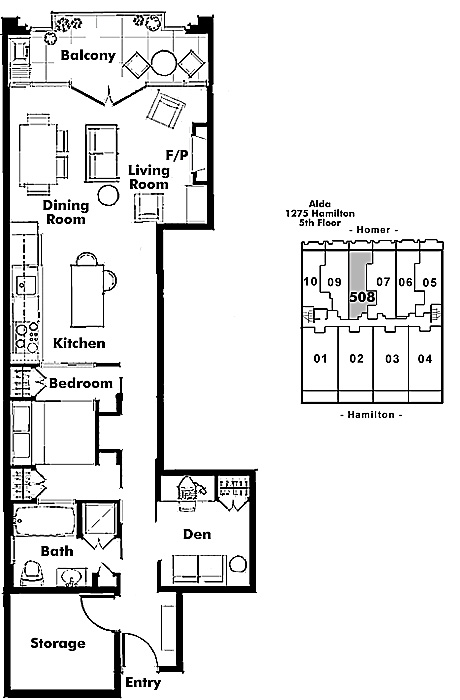 Floor plan 508