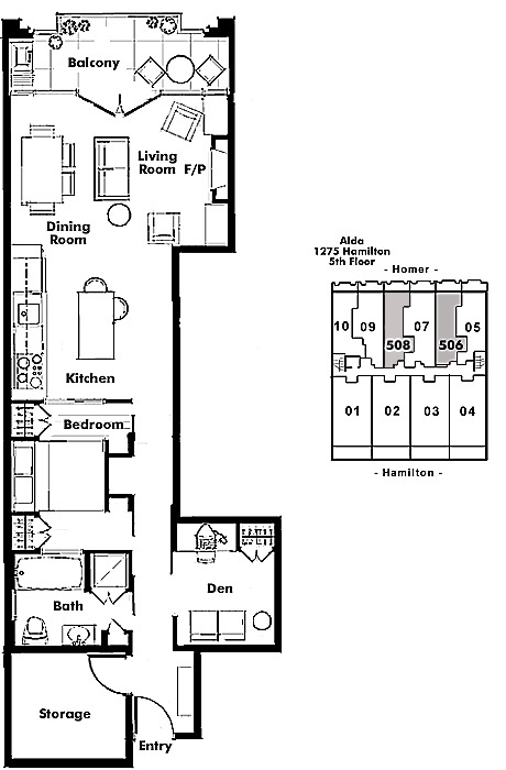 Floor plan 506