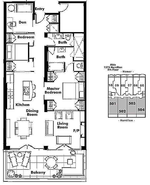 Floor plan 502