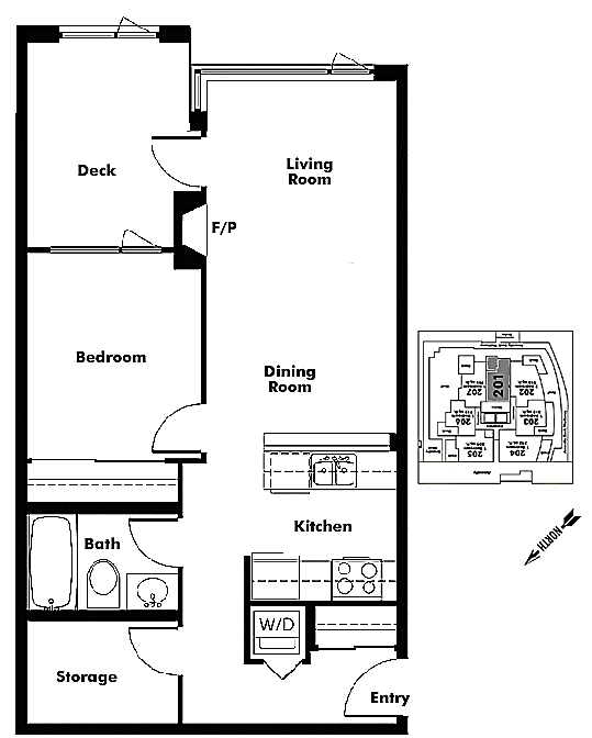 Floor plan 201