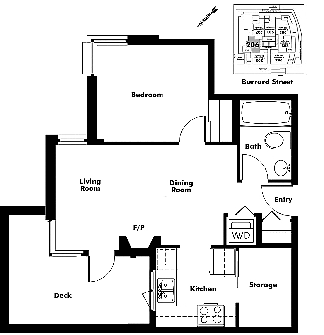 Floor plan 206