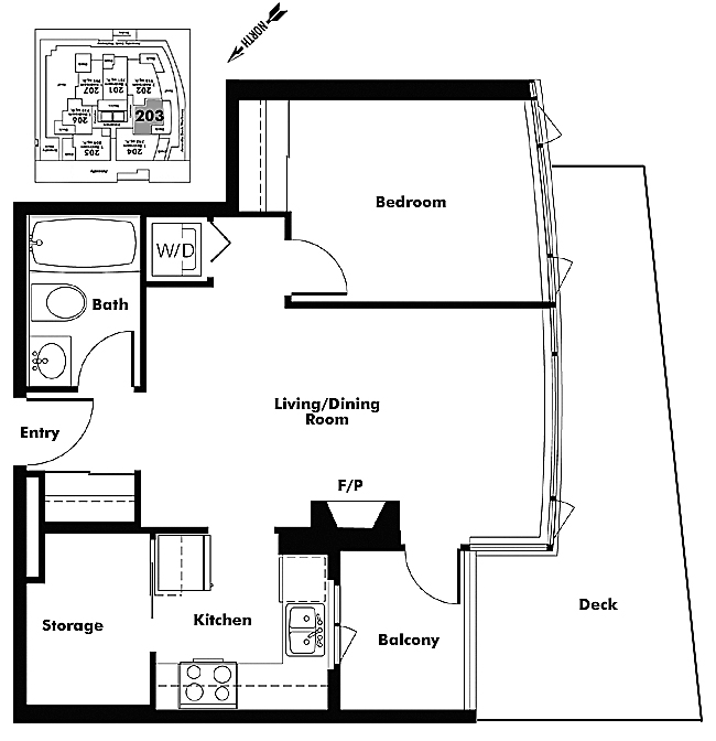Floor plan 203