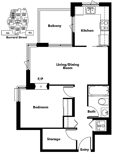Floor plan 308