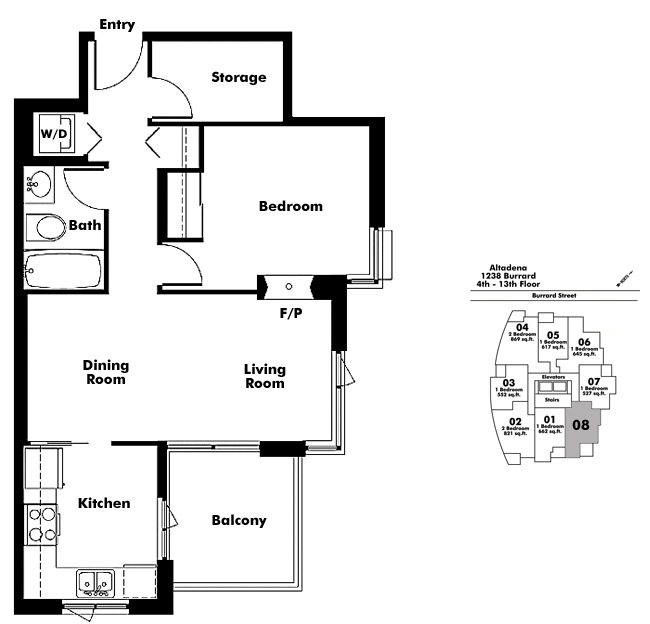 Floor plan 708
