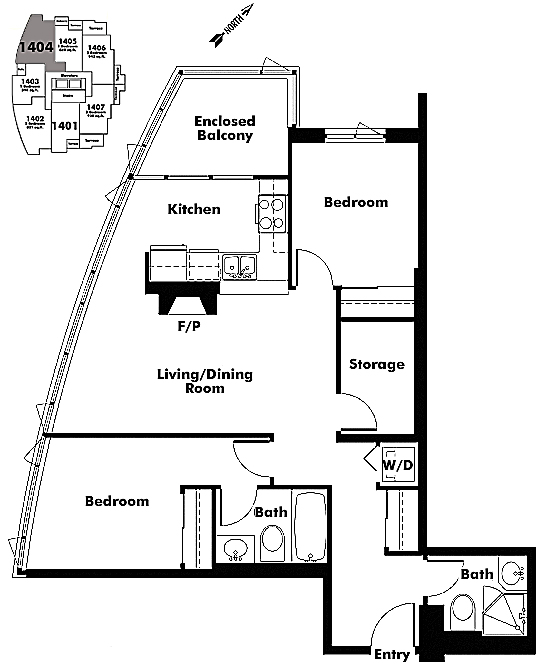 Floor plan 1404
