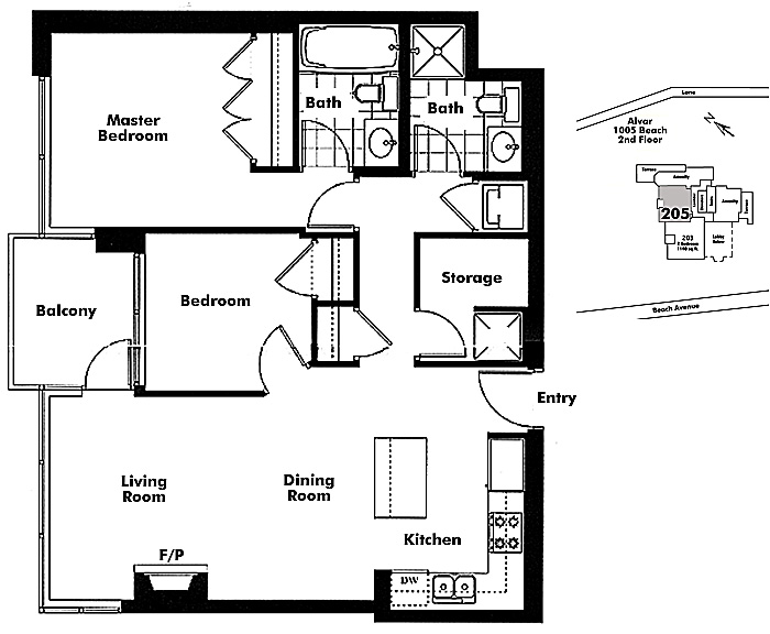 Floor plan 205