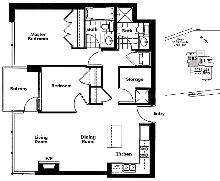 Floor plan 305