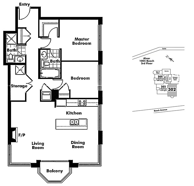 Floor plan 302