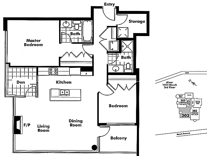 Floor plan 303