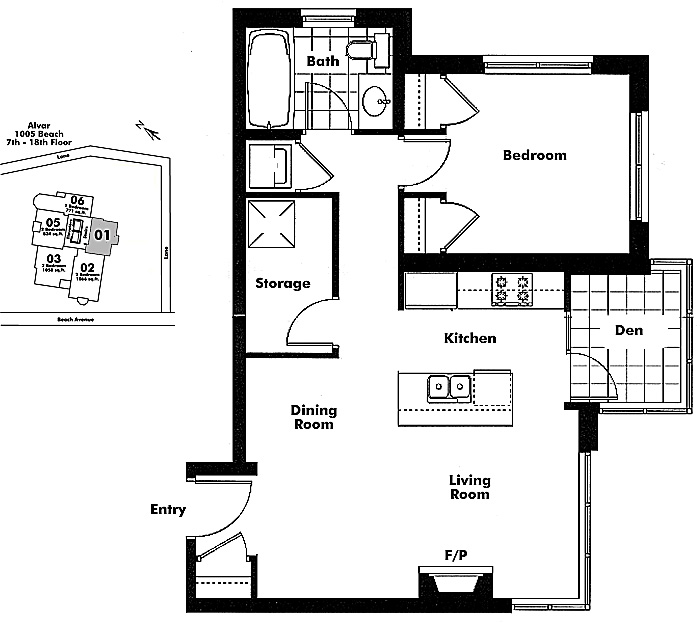 Floor plan 901
