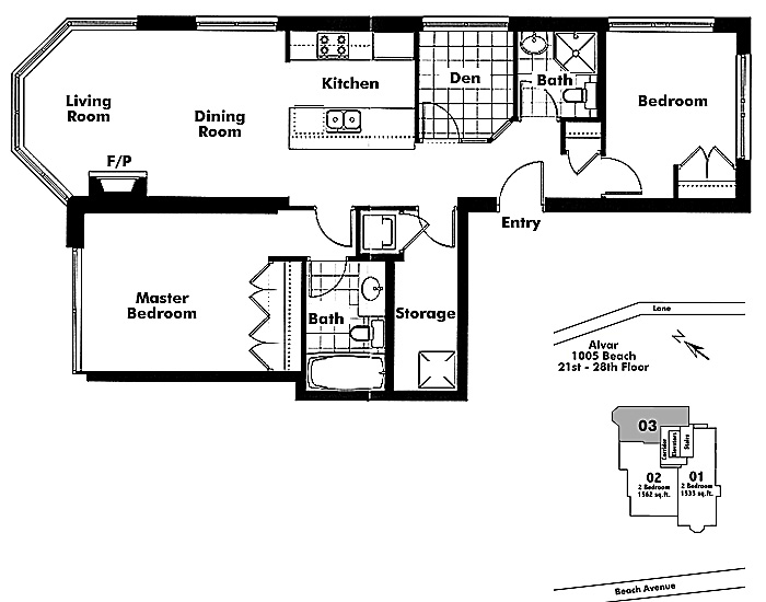 Floor plan 2303