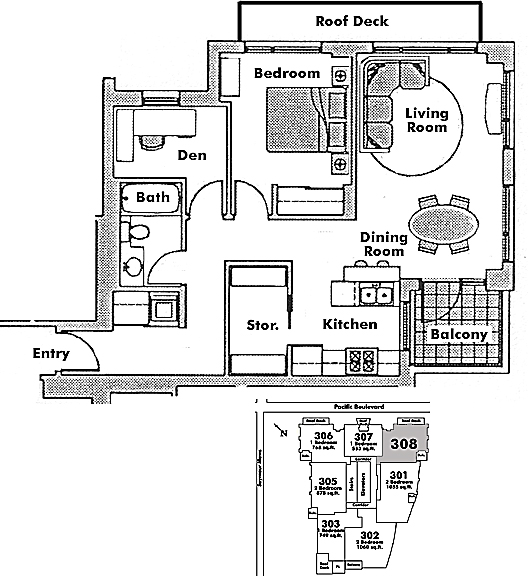 Floor plan 308