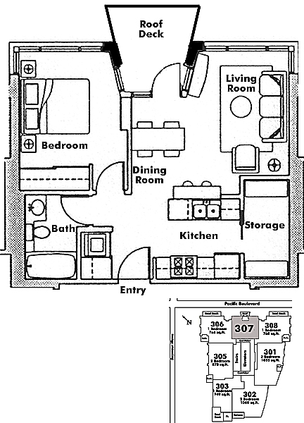 Floor plan 307