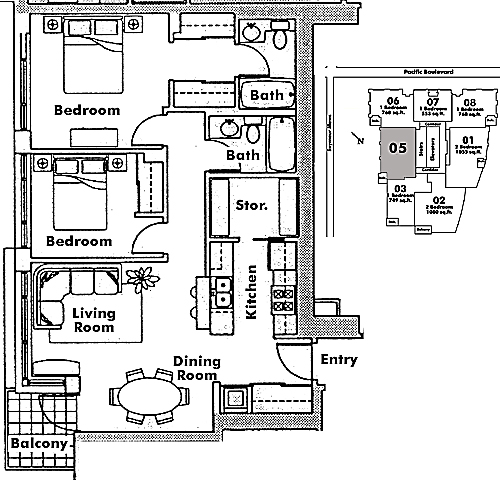 Floor plan 2105