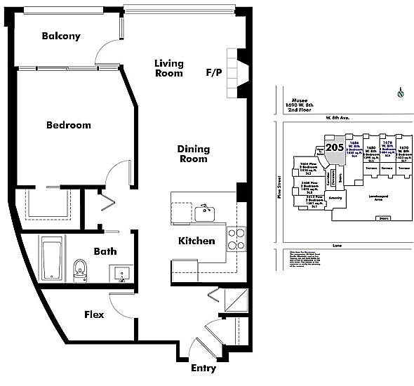 Floor plan 205