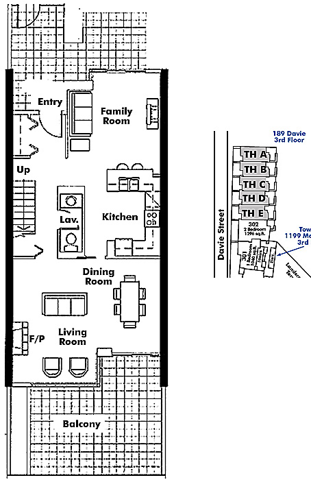 Floor plan TH E