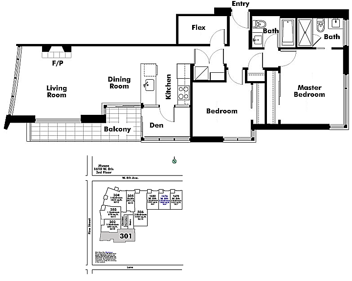 Floor plan 301