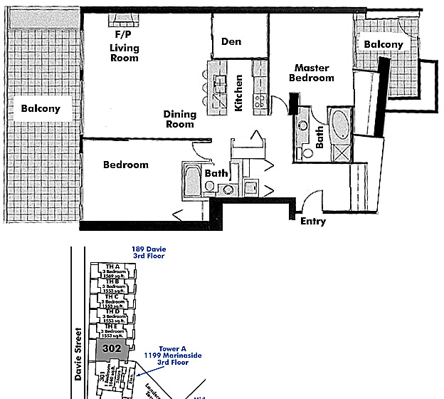 Floor plan 302