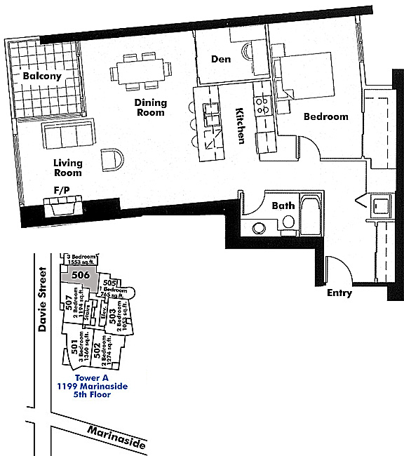 Floor plan 506