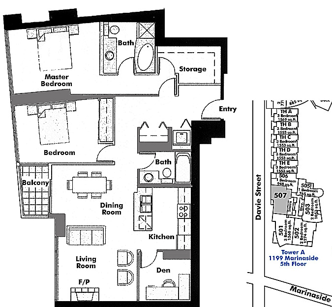 Floor plan 507