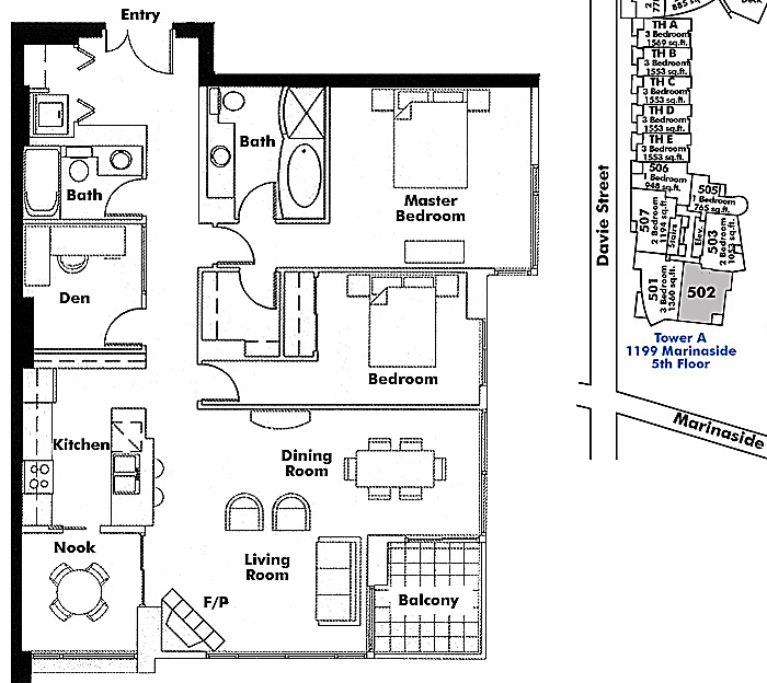 Floor plan 502