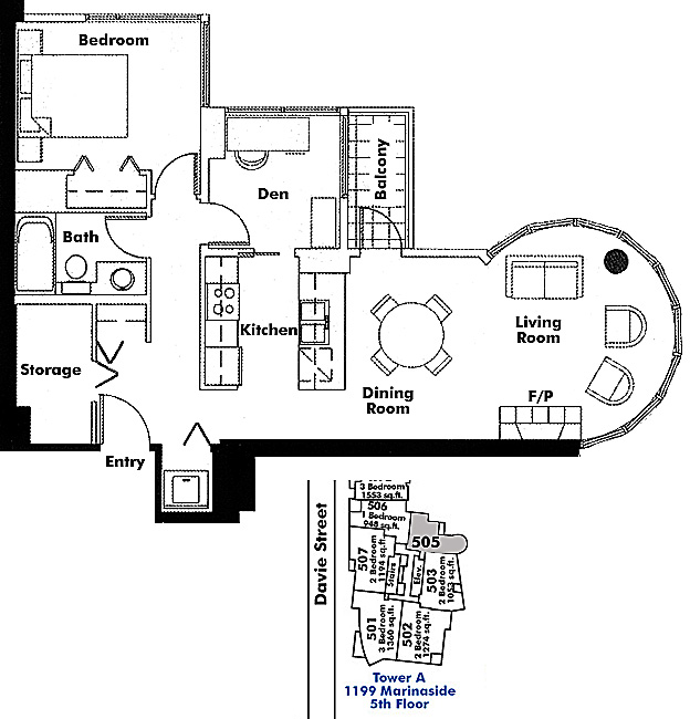 Floor plan 505